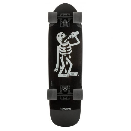 Landyachtz Dinghy Skeleton Black 29” Cruiser Skateboard Komplett
