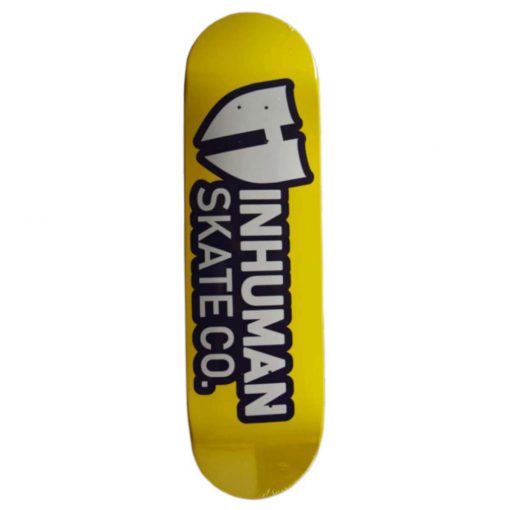 Inhuman Skateboards Deck Bubble Yellow доска