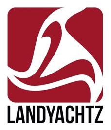 Landyachtz Logo Longboard Just Passin Thru Skateshop