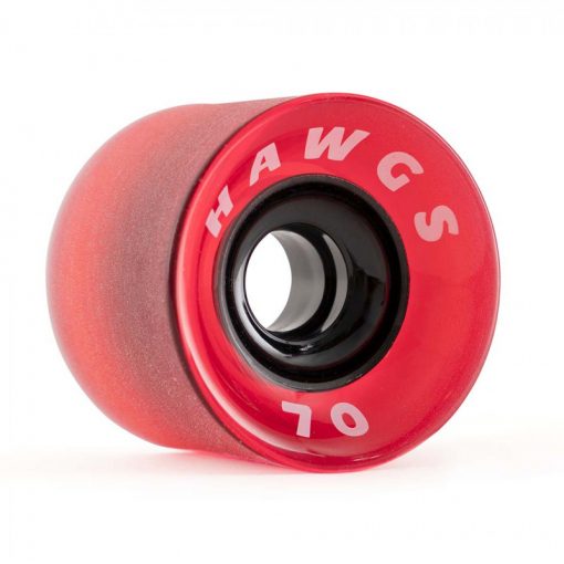 Hawgs Supreme Wheels 70mm 78A Rollen Clear Red