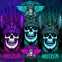 Alternative view of Powell-Peralta Andy Anderson Griptape 9" x 33" Green