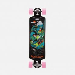 Alternative view of Pantheon CARBON Trip 33" Indian Hills Seismic Longboard Complete
