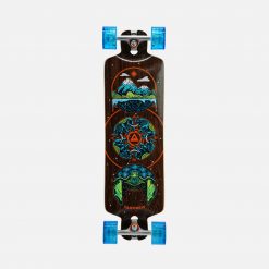 Alternative view of Pantheon Pranayama FG Cosmic Turtle Orangatang Longboard Complete