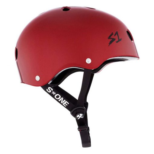 S-One V2 Lifer CPSC Certified Helmet Blood Red Matte