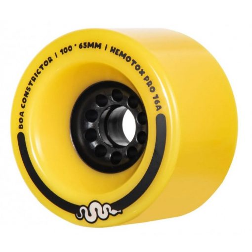 Boa Constrictor 100 mm Longboard Wheels Yellow 76a