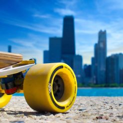 Boa Hatchling V3 90 mm Longboard Rollen Yellow 76a