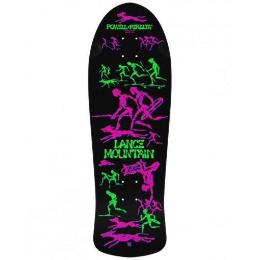 Powell-Peralta Bones Brigade Series 14 Blacklight Mountain Skateboard Deck