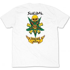 Dogtown Suicidal Skates Possessed To Skate White T-Shirt L
