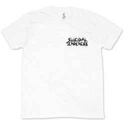 Dogtown Suicidal Skates Possessed To Skate White T-Shirt L