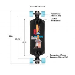 Loaded Fathom 33" Caguama Longboard Complete 5 Loaded Fathom 33
