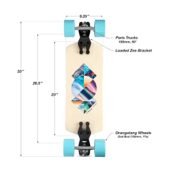 Loaded Fathom 33" Caguama Longboard Complete - Image 8