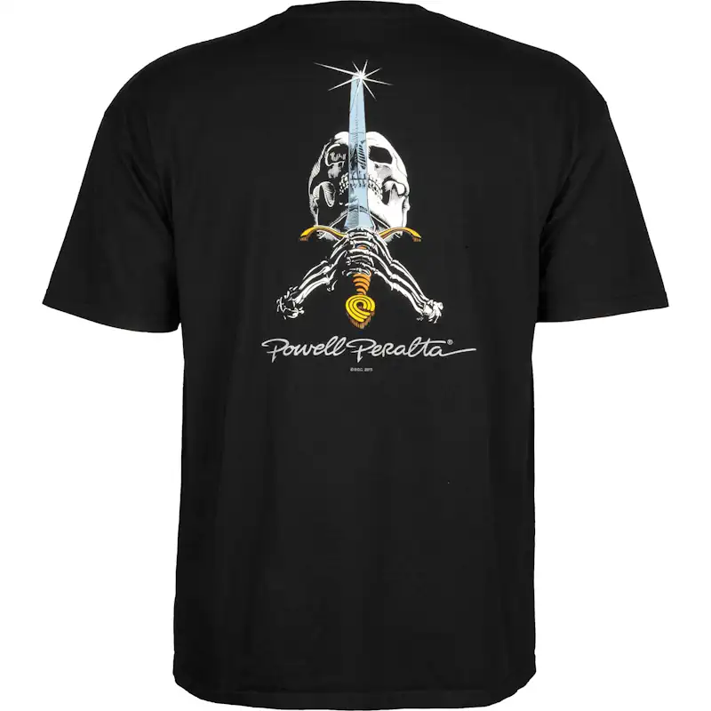 Powell-Peralta Skull & Sword футболка 3 Powell Peralta Skull & Sword Shirt - Rückseite