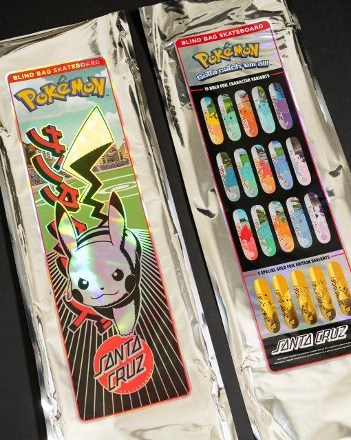 Santa Cruz x Pokémon - Blind Bag 8" x 31.6" Skateboard Deck