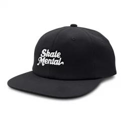 Skate Mental Script Cap Black