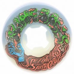 Slime Balls Hairballs 50-50 95A - White Blue 53mm 6 Slime Balls Hairballs 50-50 95A - White Blue 53mm