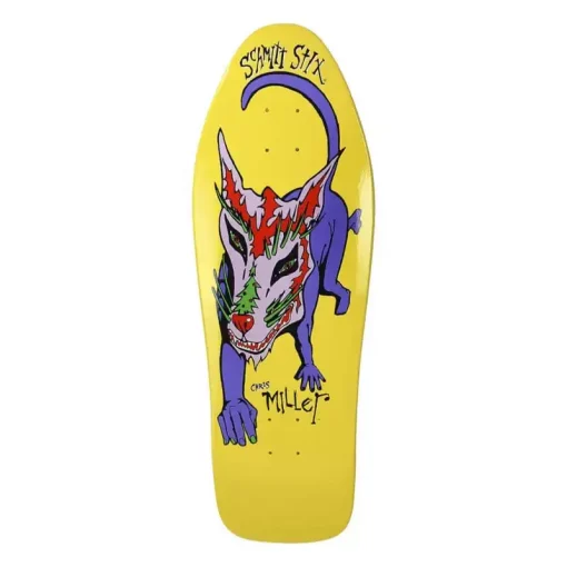 Schmitt Stix Chris Miller Dog 10" Oldschool Skateboard Deck