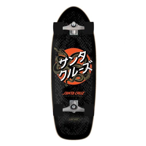 Carver x Santa Cruz Japanese Snake Dot Pig Komplett Surfskate 31.45"