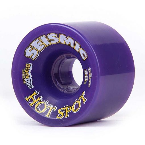 Seismic Hot Spot 63mm Longboard Wheels - 88a BlackOps Purple