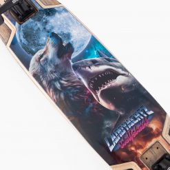 Alternative view of Landyachtz v.2024 Wolfshark Longboard Deck 35"