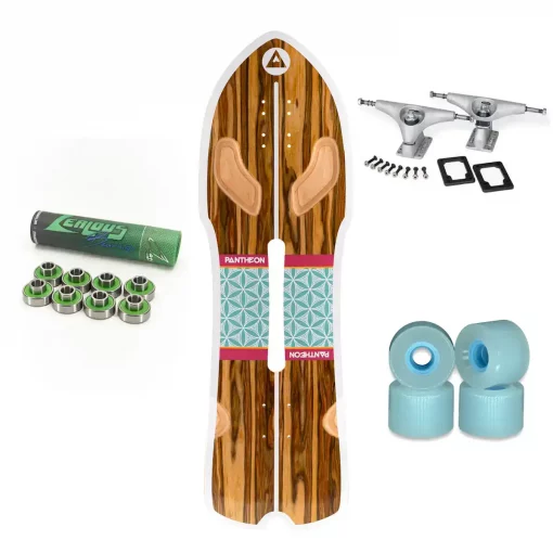 Pantheon Shuriken Carver CX 34" Surf Skate Complete