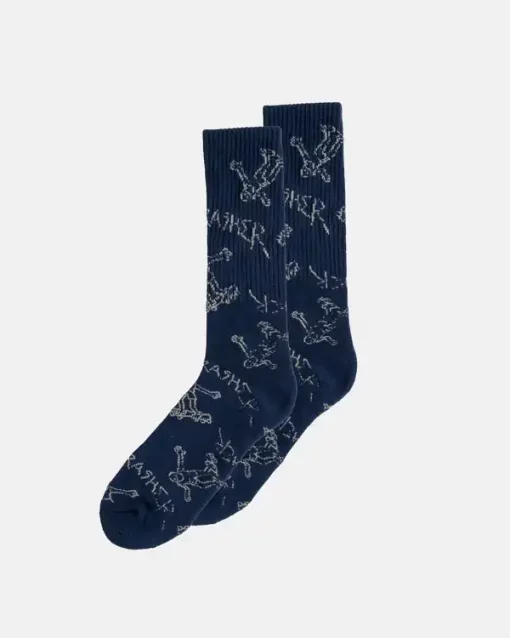 Thrasher Gonz Navy Grey - Socken