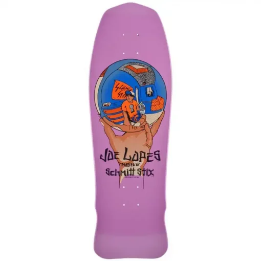 Schmitt Stix Joe Lopes Crystal Ball 9.875" Deck Purple