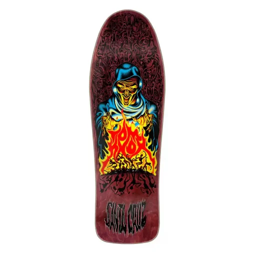 Santa Cruz Knox Firepit Reissue Deck 10" Red