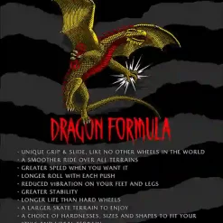 Alternative view of Powell Peralta Rat Bones II Dragon Formula 93A 58mm