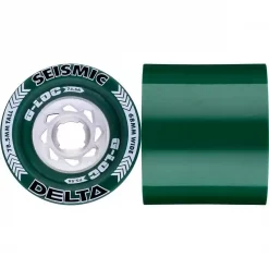 Seismic Delta 78.5mm Longboard Wheels 11 Seismic Delta 78.5mm Longboard Rollen Green 75.5