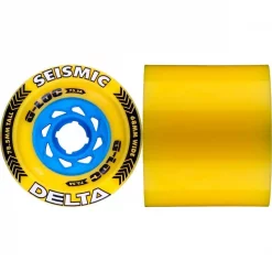 Seismic Delta 78.5mm Longboard Wheels 9 Seismic Delta 78.5mm Longboard Rollen Yellow 73.5A