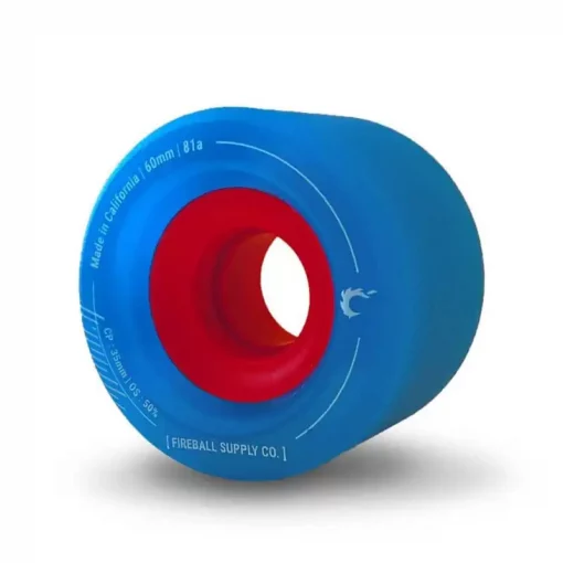 Fireball Tinder 60mm 81a Longboard Rollen Blue