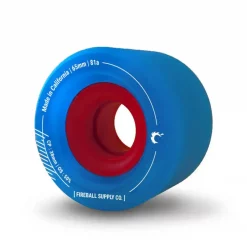 Fireball Tinder 65mm 81a Longboard Rollen Blue