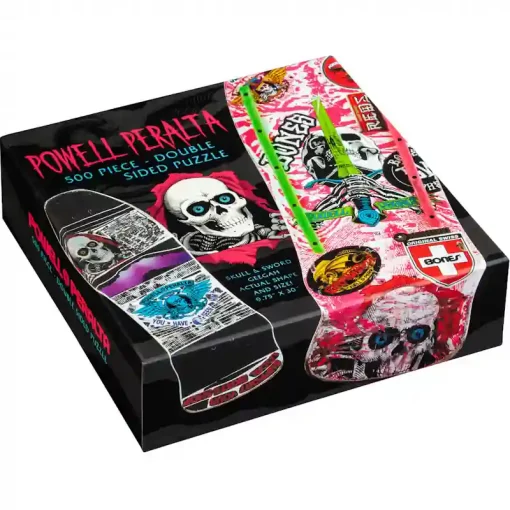Powell Peralta GeeGah Skull and Sword Puzzle 500 Pcs