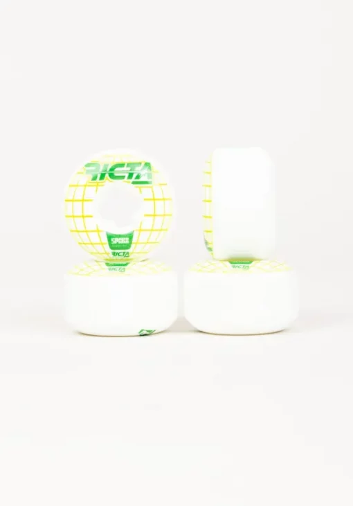 Ricta Mainframe Sparx 99A Skateboard Wheels - White 52mm