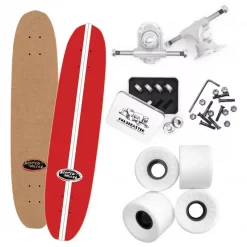 The Heated Wheel Baja Cork Top Polarizer Skateboard Complete 6