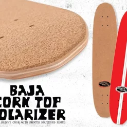 The Heated Wheel Baja Cork Top Polarizer Skateboard 6" Zoom In