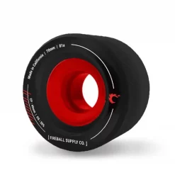 Fireball Tinder 70mm 81a Black Longboard Rollen