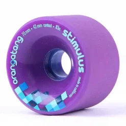 Orangatang Stimulus 70mm 83A Purple Longboard Rollen