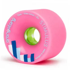 Orangatang Stimulus 70mm Longboard Wheels 8 Orangatang Stimulus 70mm Longboard Rollen 83A Pink