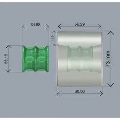 Pantheon Meatballs 73mm 74A Longboard Rollen Wheels Specs