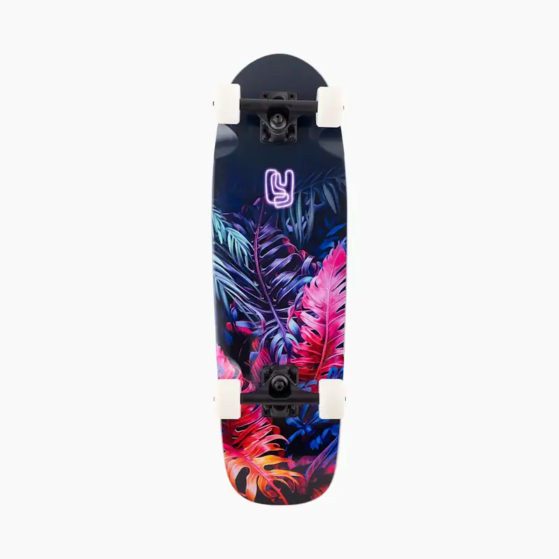 Landyachtz Dinghy Tropical Night 29” Cruiser Skateboard Complete 1 Landyachtz Dinghy Tropical Night 29” Cruiser Skateboard Komplett