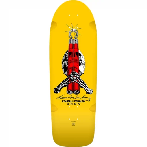 Powell Peralta Bruce Lee Skull and Nunchucks 10" Deck