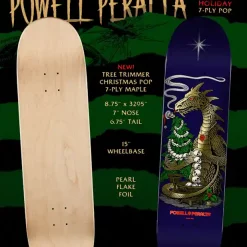Powell Peralta Holiday 2024 Tree Trimmer 8.75" доска 5 Powell Peralta Holiday 2024 Tree Trimmer Deck 8.75