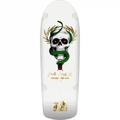 Powell Peralta McGill 40th Anniversary Reissue Skateboard Deck McTwist White W/Gold Foil 10" Deck