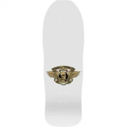 Powell Peralta Vallely Bug Deck 9.85" Oldschool Skateboard - White - Top