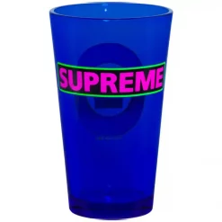 Powell Peralta Supreme Pint Glass 16oz Blacklight - Back