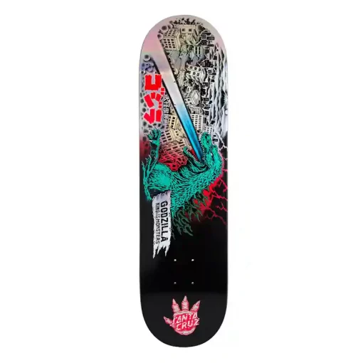 Santa Cruz x Godzilla O'Brien Reaper 8.25" Skateboard Deck