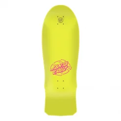 Santa Cruz Grabke Exploding Clock Reissue Deck 10" Yellow - Top