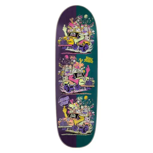 Santa Cruz Johnson Beastwagon Crew Shaped Egg 8.8" Deck