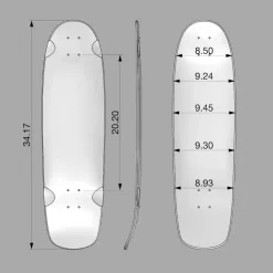 Pantheon LowTide Cruiser 34" Longboard Complete 7 Pantheon LowTide Cruiser 34